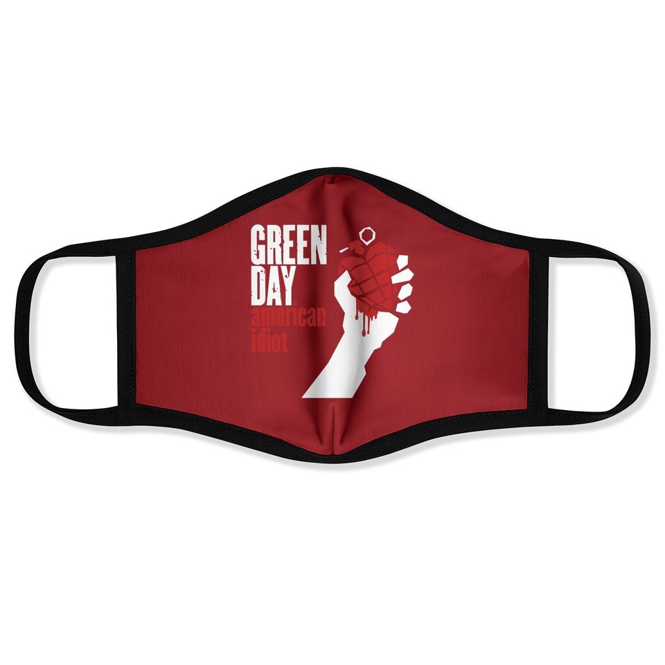 Green Day American Idiot Face Mask