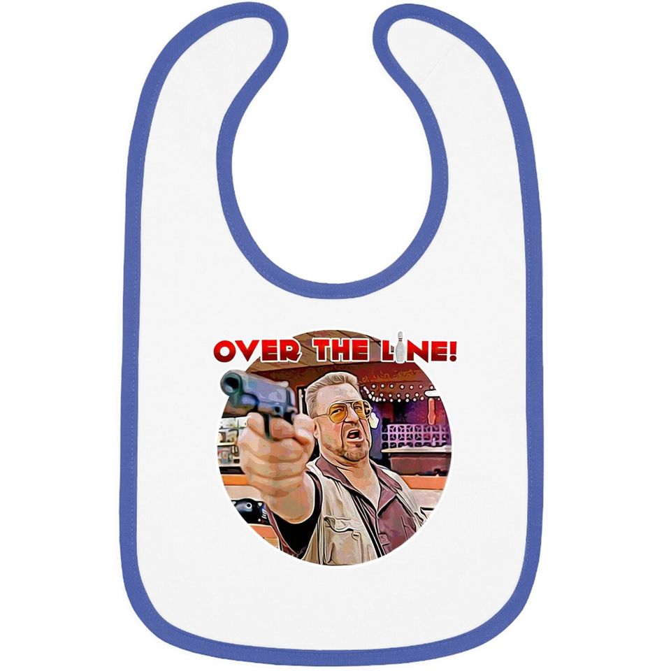The Big Lebowski Walter Sobchak Over The Line Baby Bib