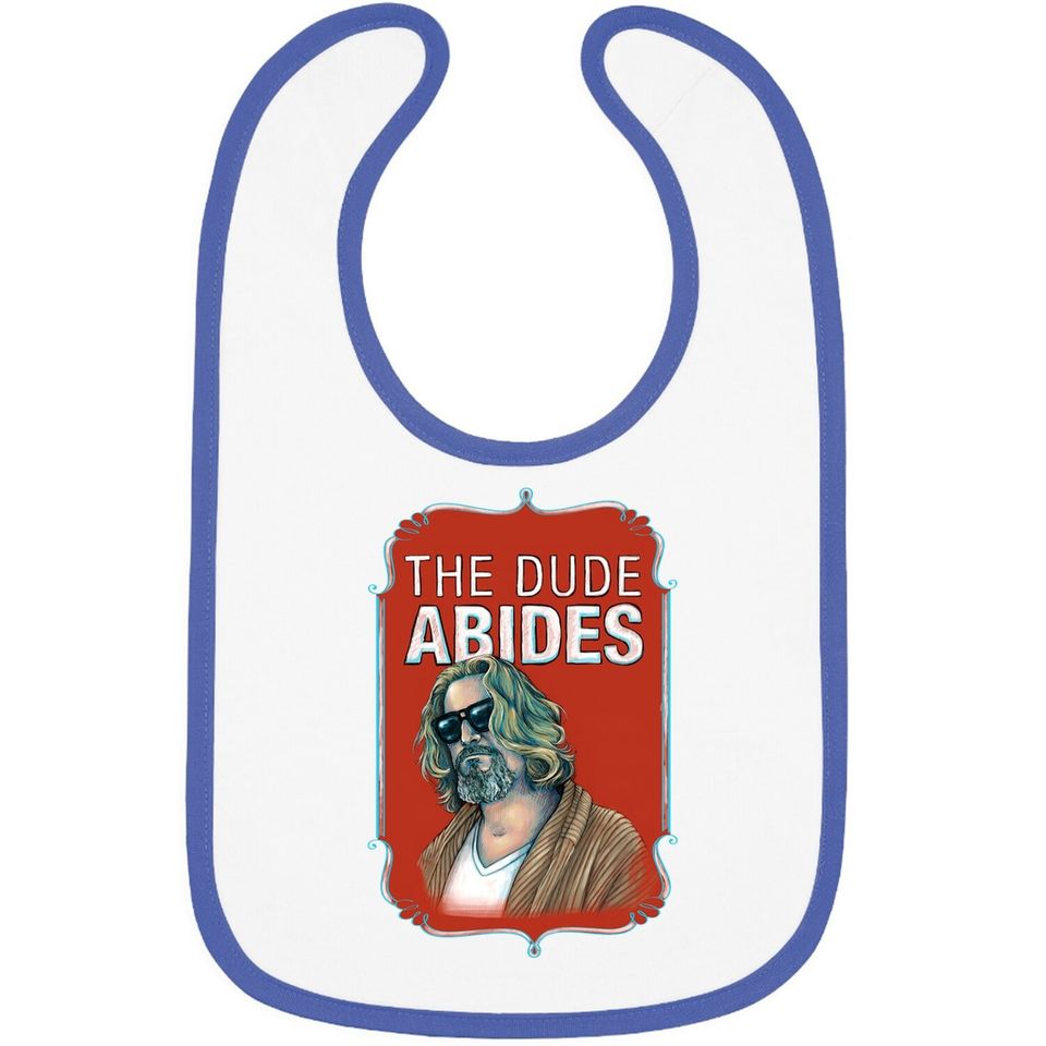 The Big Lebowski The Dude Abides Baby Bib