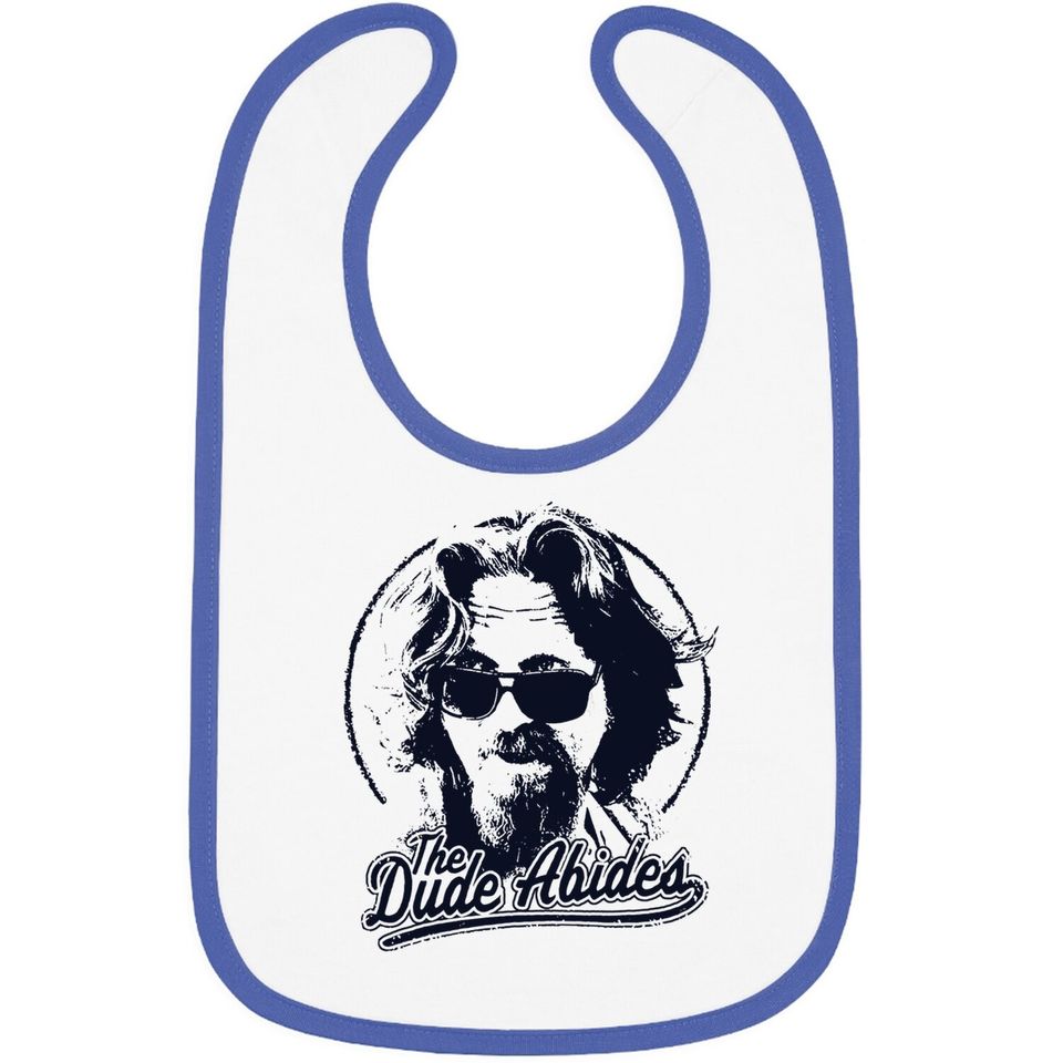 The Big Lebowski The Dude Abides Classic Circle Logo Baby Bib