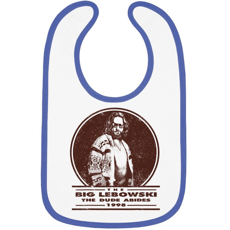 The Big Lebowski Distressed Dude Abides Stamp Graphic Tee