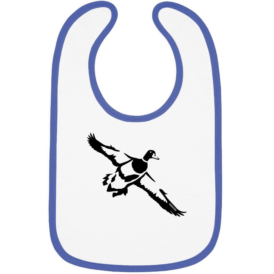 Single Drake Duck Hunting Committed Waterfowl Baby Bib