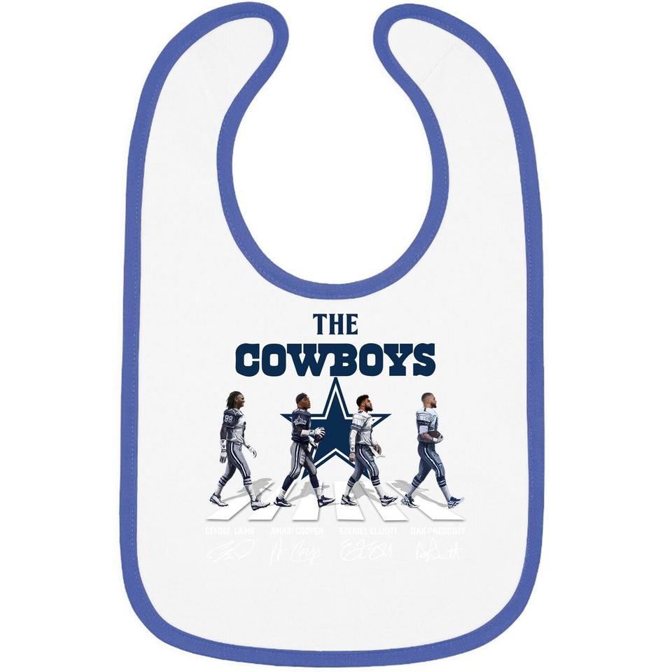 Dallas Cowboys Walking Road Baby Bib