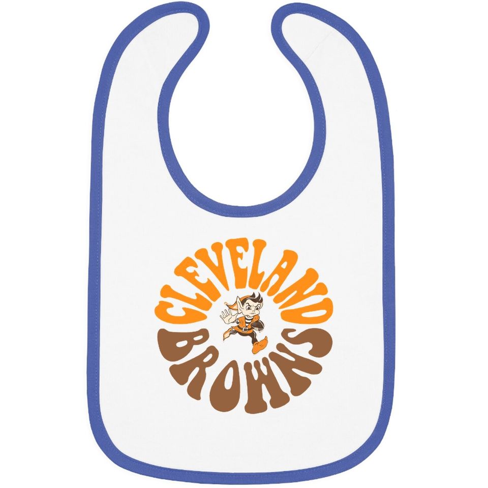 Cleveland Browns Hippy Style Elf Baby Bib