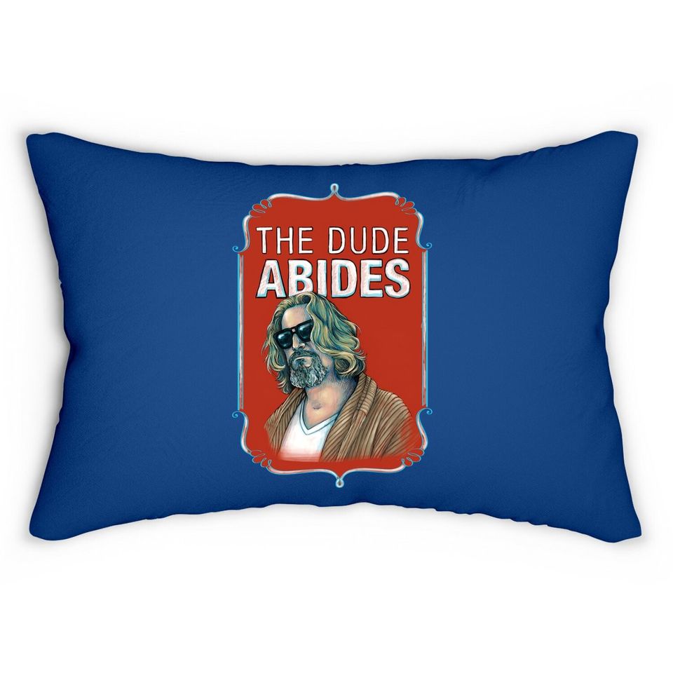 The Big Lebowski The Dude Abides Lumbar Pillow