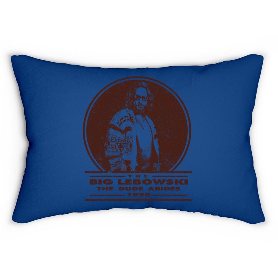 The Big Lebowski Distressed Dude Abides Stamp Graphic Tee