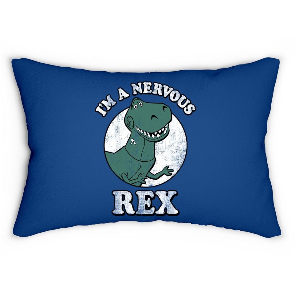 Pixar Toy Story I'm A Nervous Rex Dinosaur Lumbar Pillow