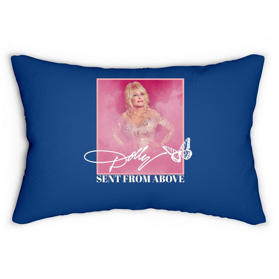 Dolly Parton Sent From Above Lumbar Pillow