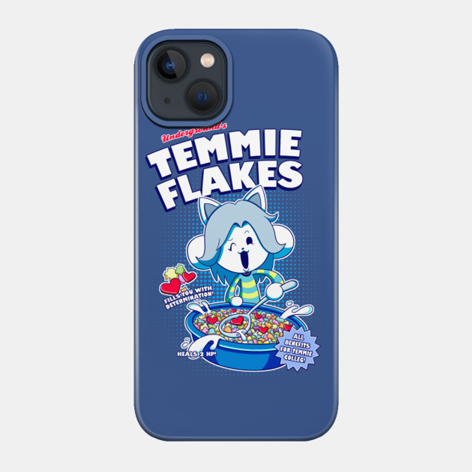 Temmie Flakes! - Undertale - Phone Case