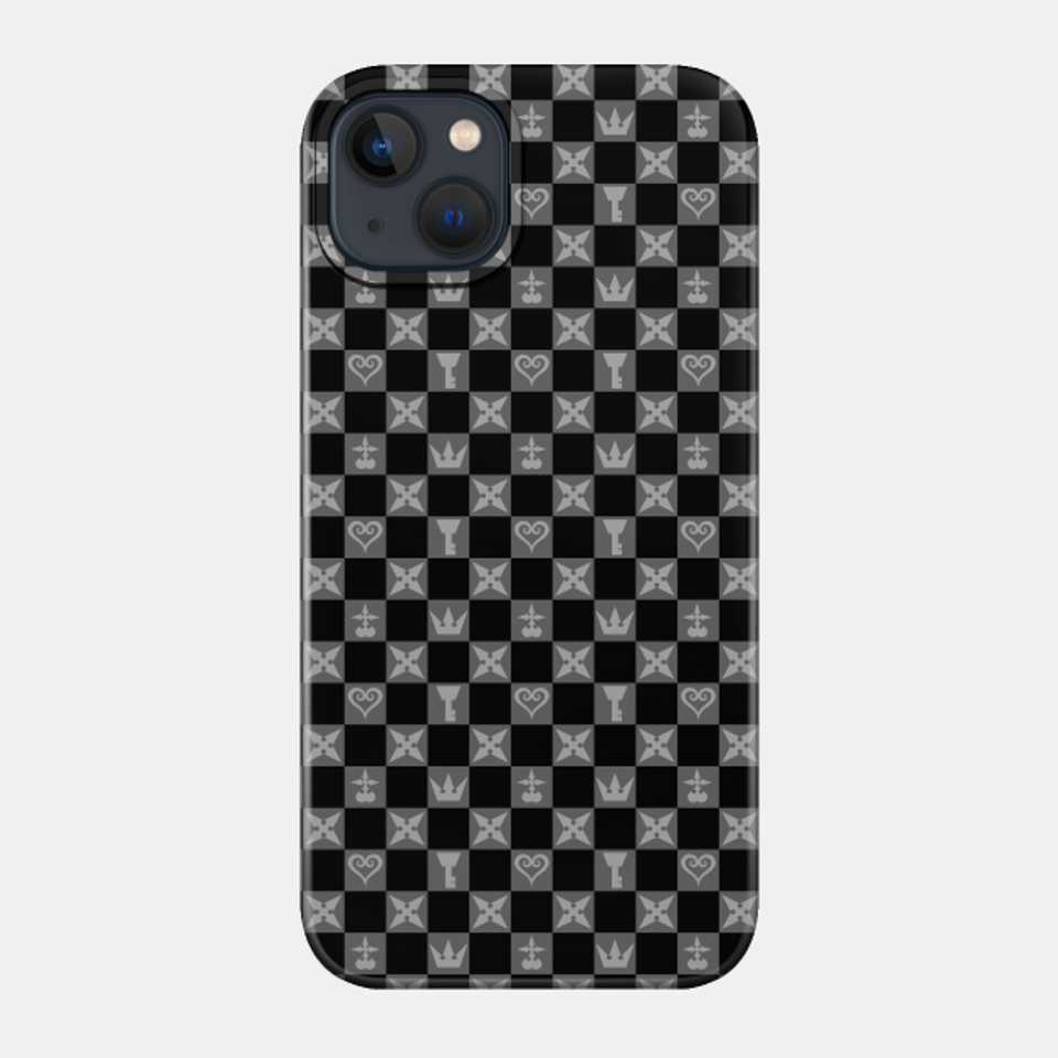 KH Checker Pattern - Kingdom Hearts - Phone Case