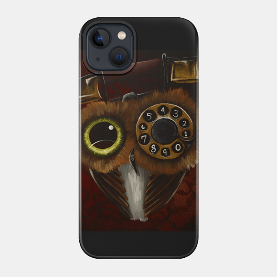 whoscallingme - Owl Phone Love Cute Eye Dial - Phone Case