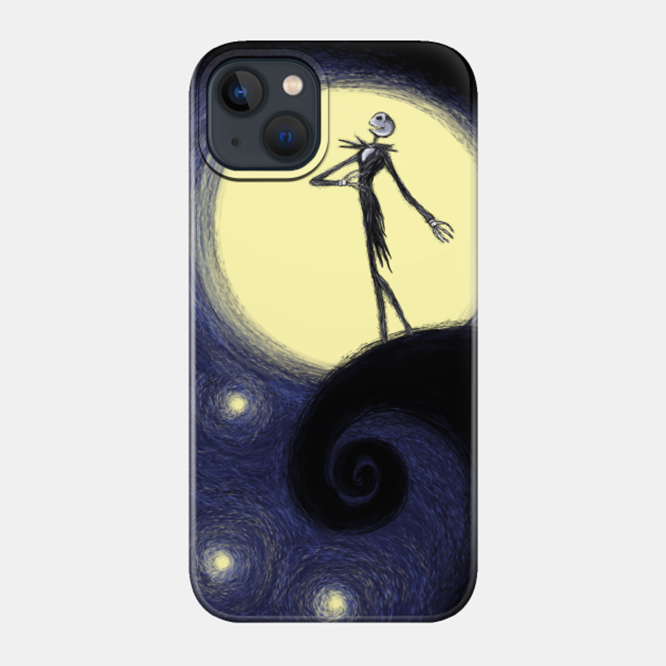 Starry Nightmare - Jack Skellington - Phone Case