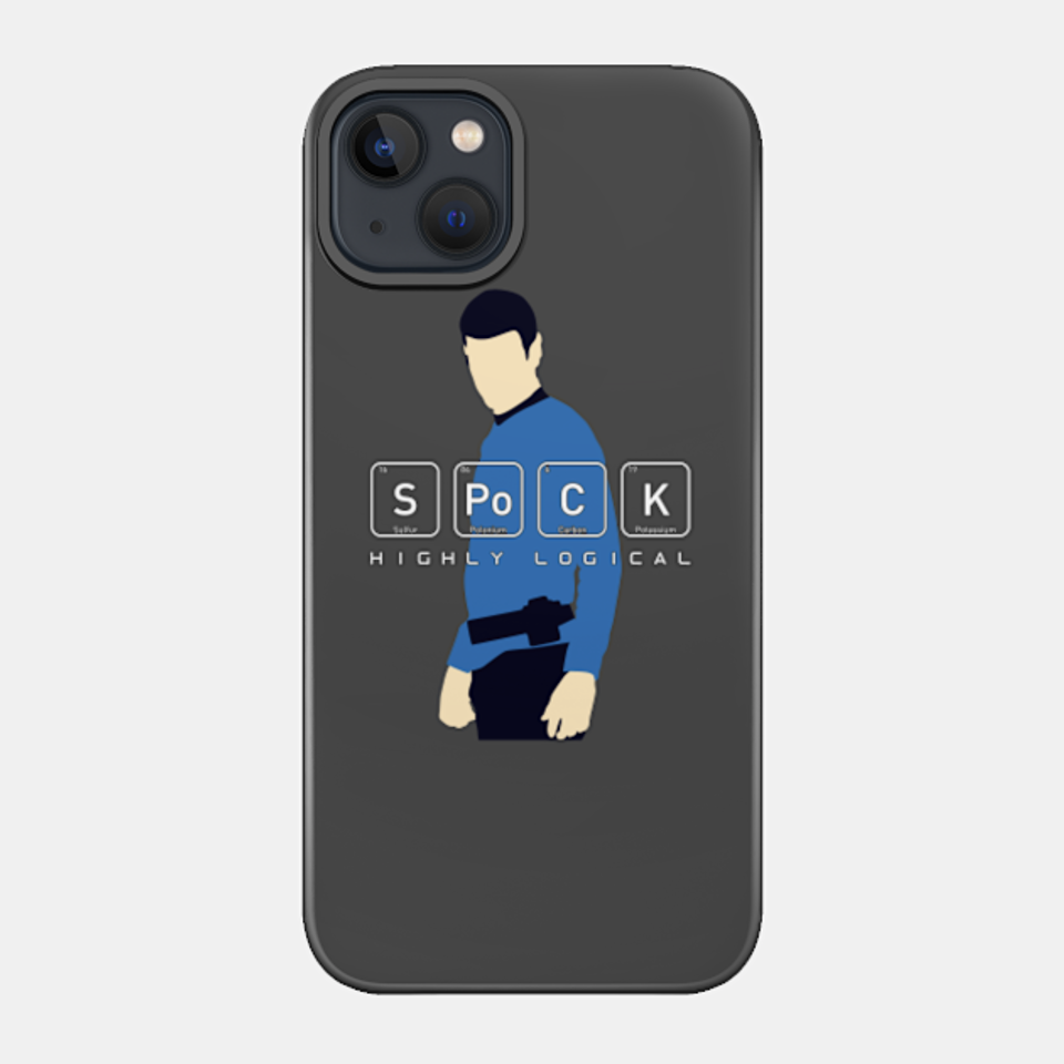 Highly Logical Spock V2 - Star Trek - Phone Case