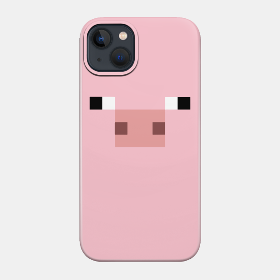 Minecraft Pig Face - Minecraft - Phone Case