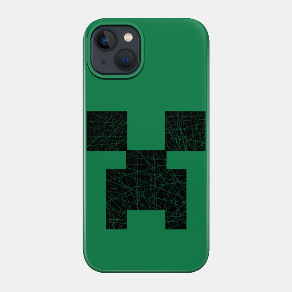 Scratched Creeper - Creeper - Phone Case
