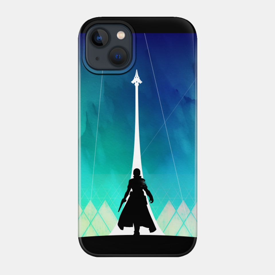 Warlock silhouette - Destiny - Phone Case