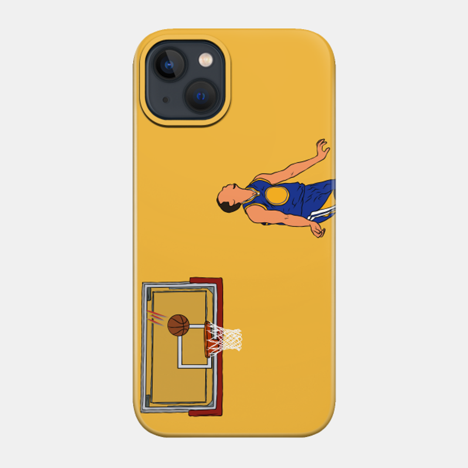 Steph Curry No-Look Celebration - Steph Curry - Phone Case