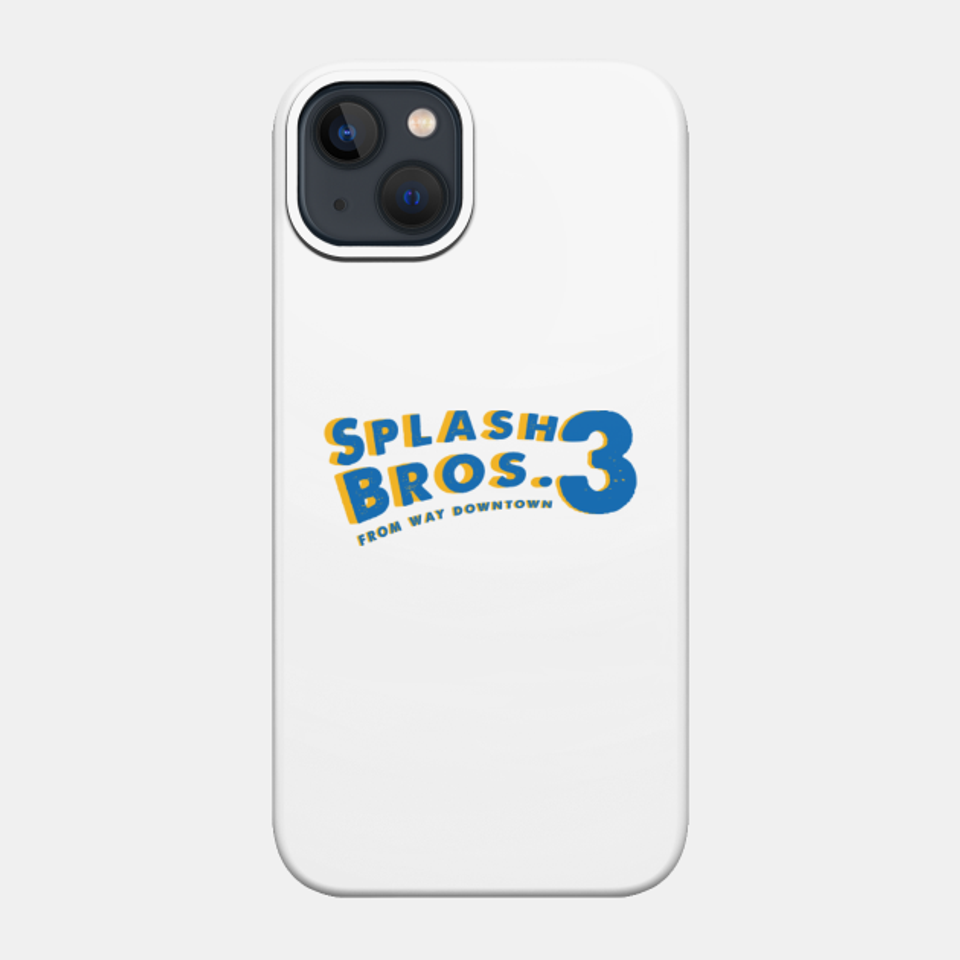 Splash Bros. 3 From Way Downtown - Steph Curry - Phone Case