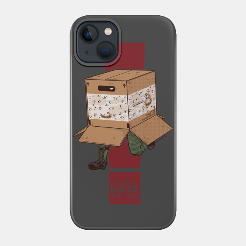 Think INSIDE the box. - Metal Gear Solid - Phone Case