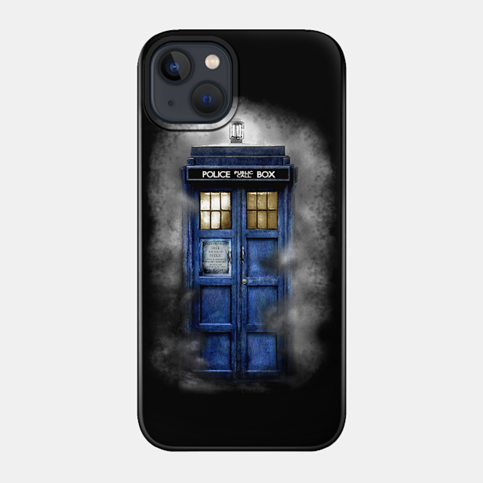 Haunting Blue Phone Booth - Tardis - Phone Case