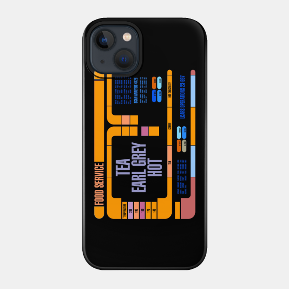 Captains Drink Tea! - Star Trek - Phone Case