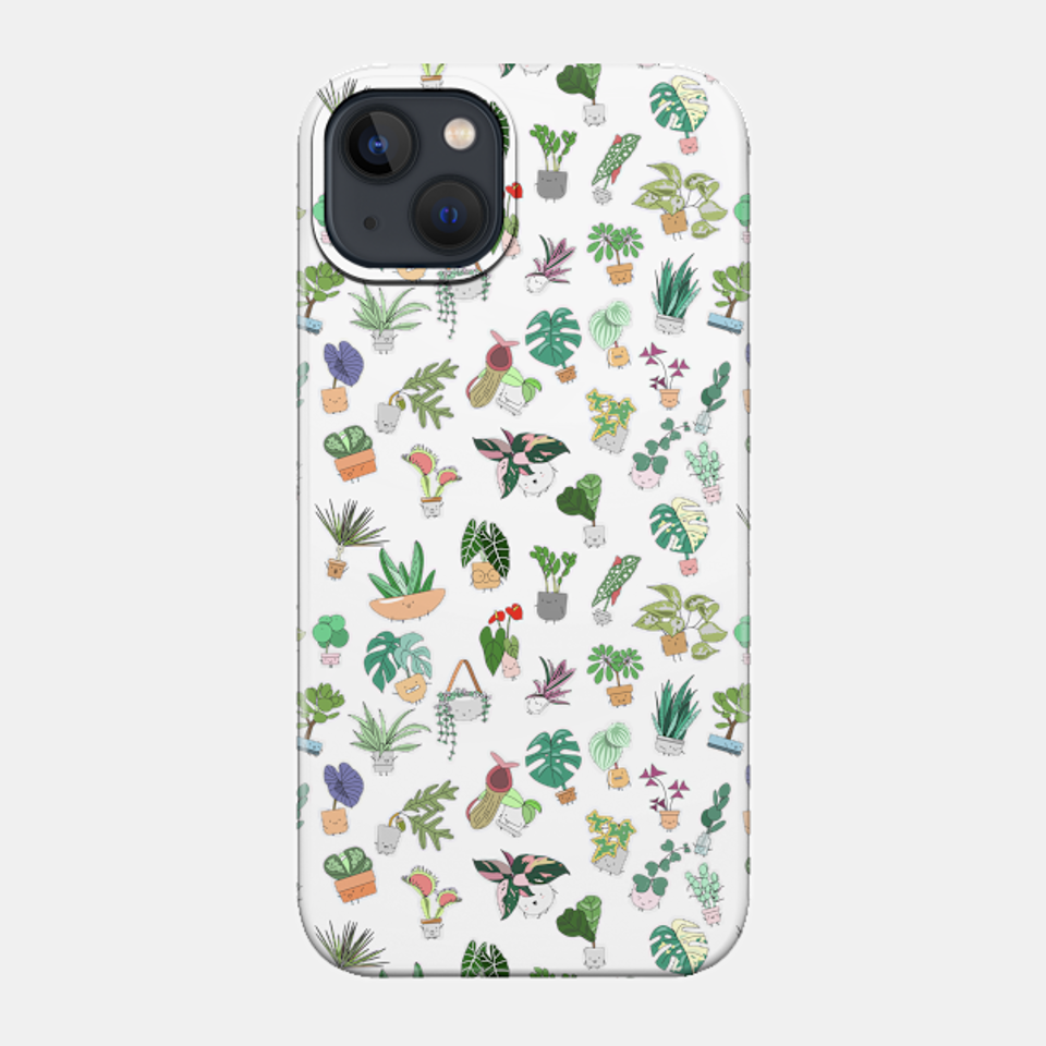 Plant Alphabet Pattern - Plants - Phone Case