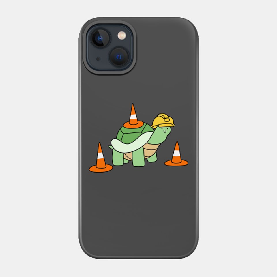 Traffic Cone Turtle - Turtle - Phone Case