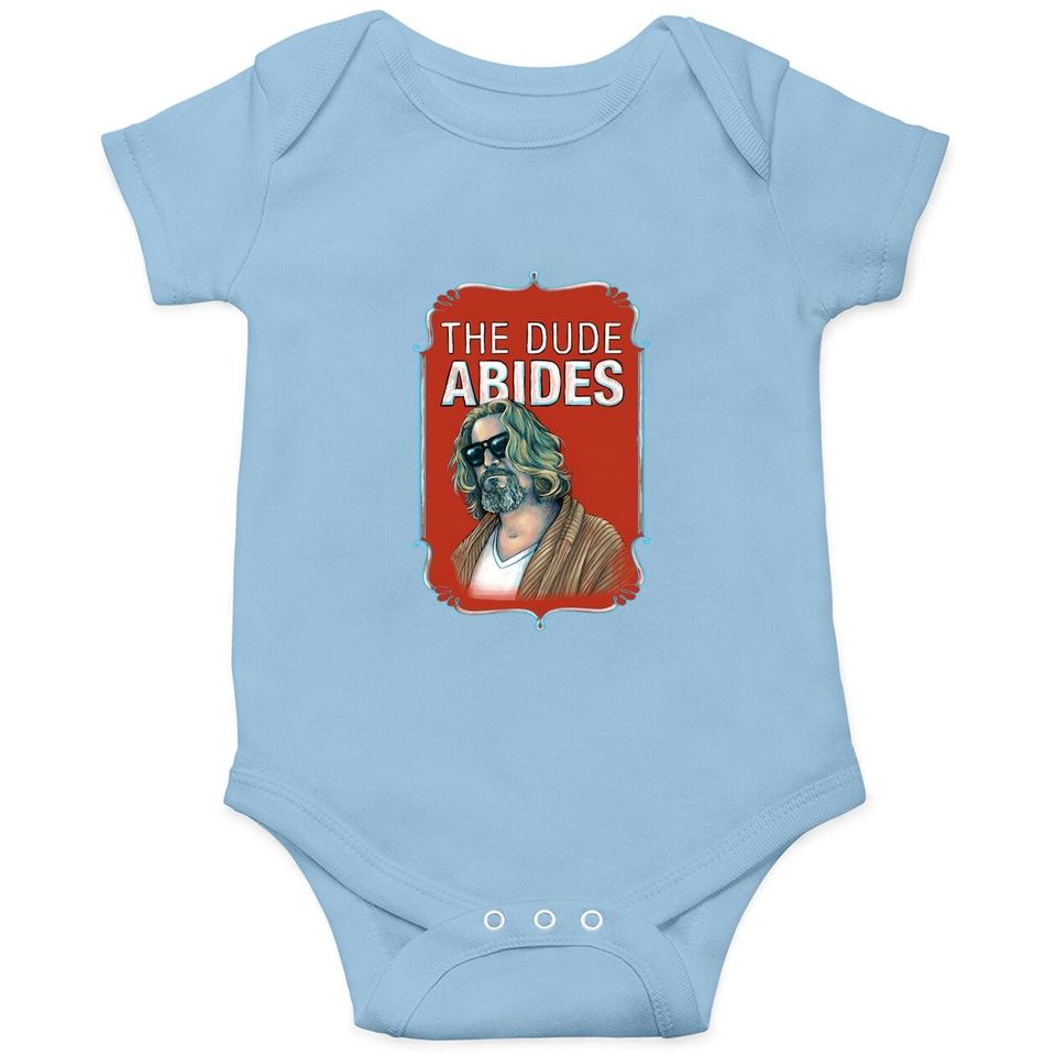The Big Lebowski The Dude Abides Baby Bodysuit
