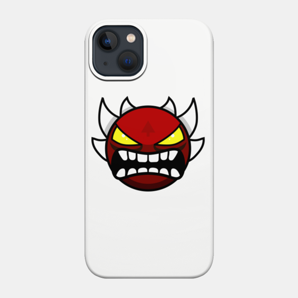 Geometry Dash - Extreme Demon - Geometry Dash - Phone Case