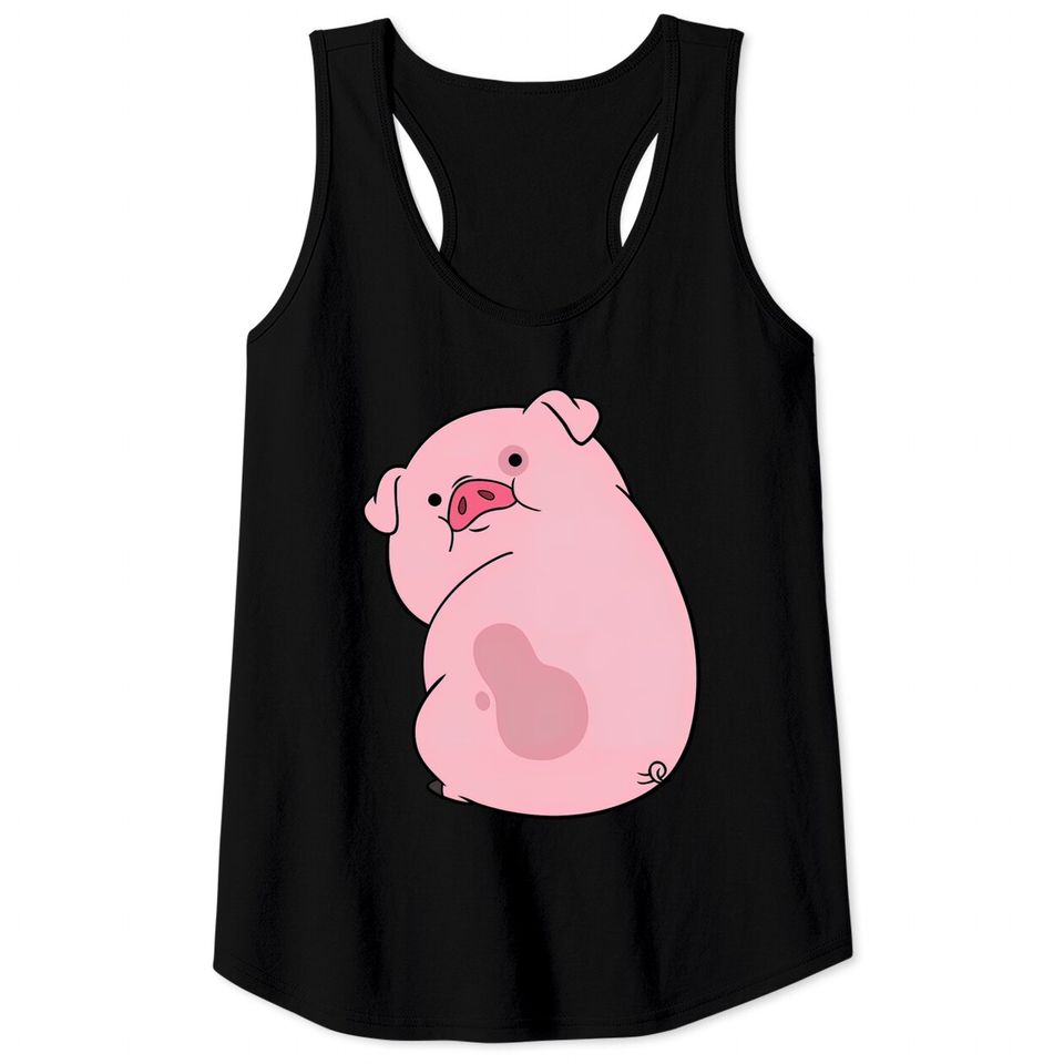 Disney Channel Gravity Falls Waddles the Pig Tank Tops