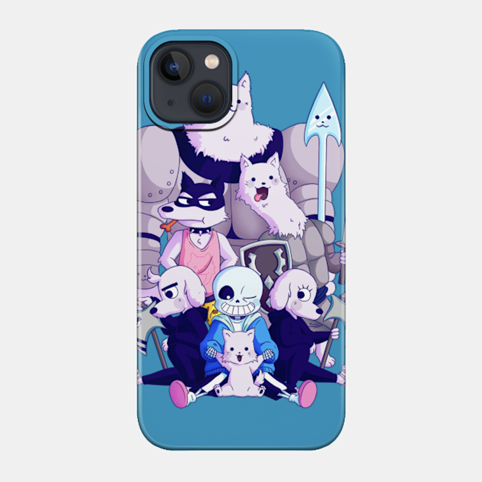 Undertale dogs - Undertale - Phone Case