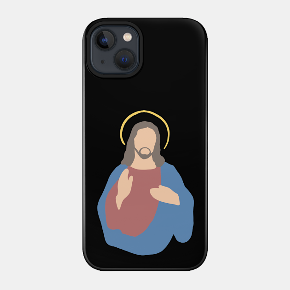 Minimal Jesus - Jesus Saves - Phone Case