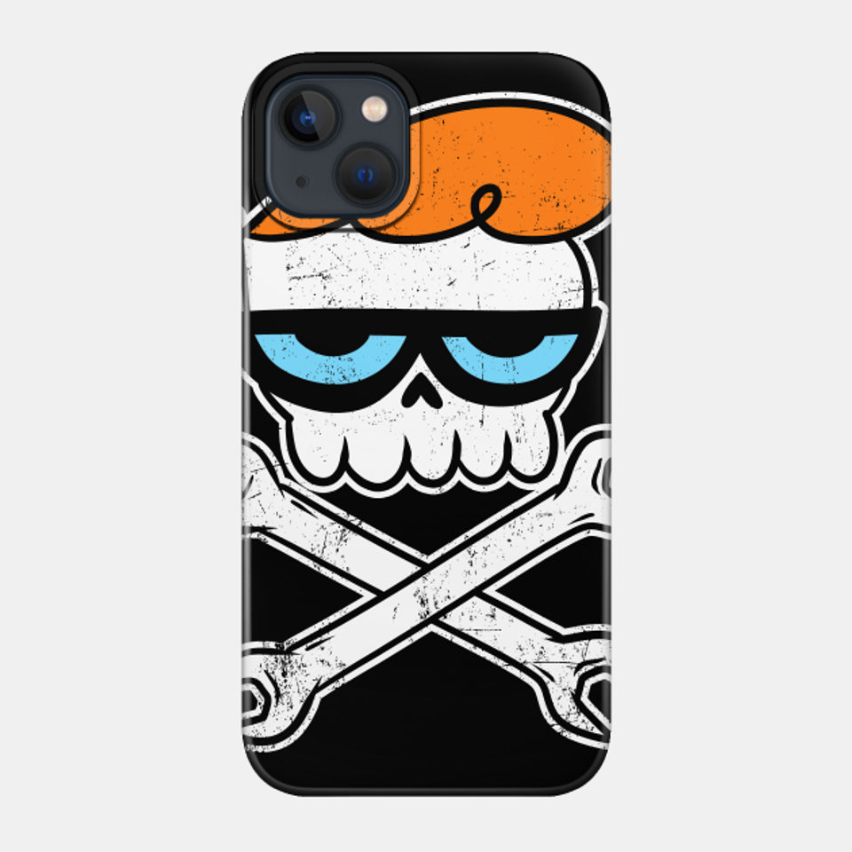 Dexter Skull - Dexters Laboratory - Phone Case