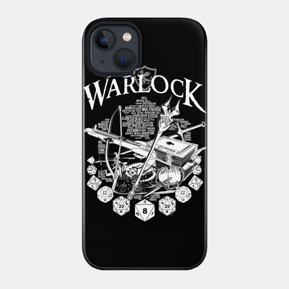 RPG Class Series: Warlock - White Version - Warlock - Phone Case