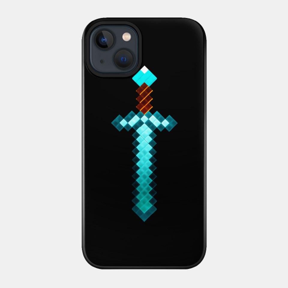 Diamond Sword - Minecraft - Phone Case