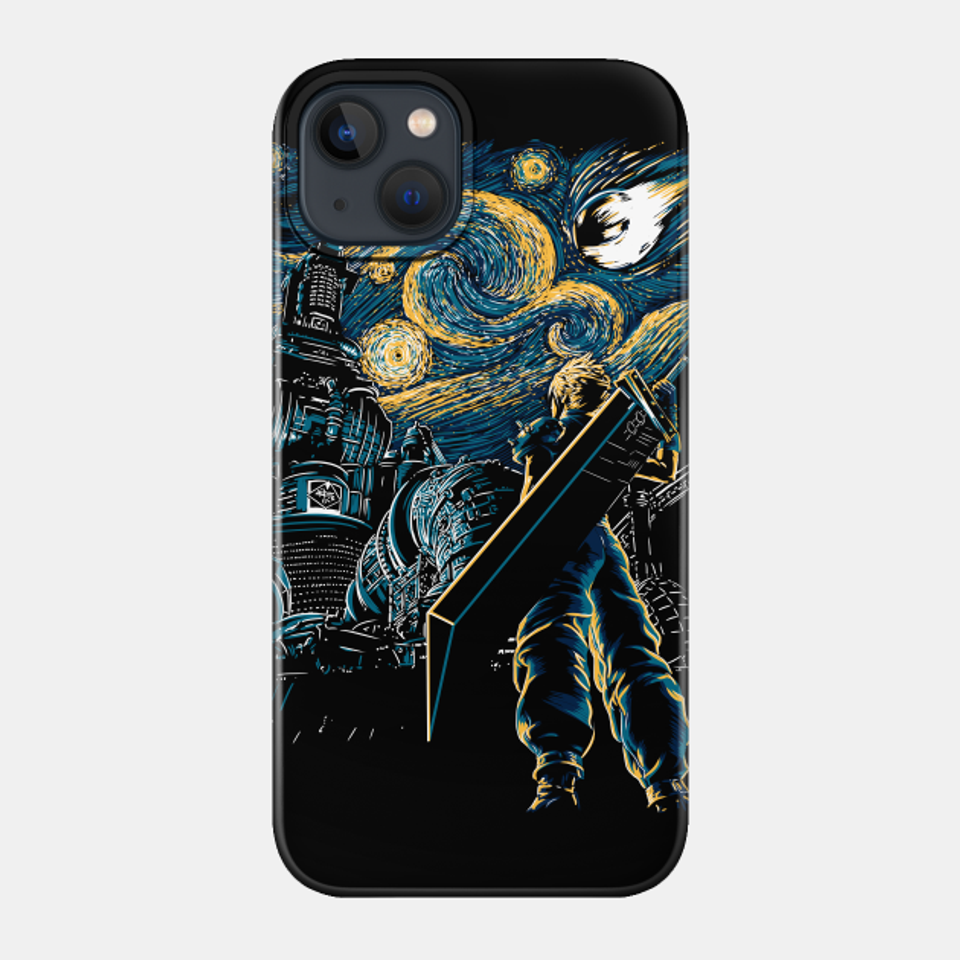 Starry Remake - Final Fantasy Vii - Phone Case