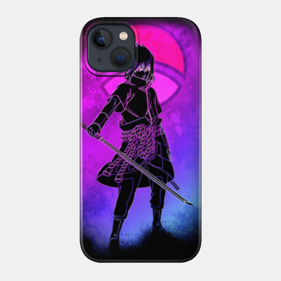 Cursed Leave - Sasuke Uchiha - Phone Case