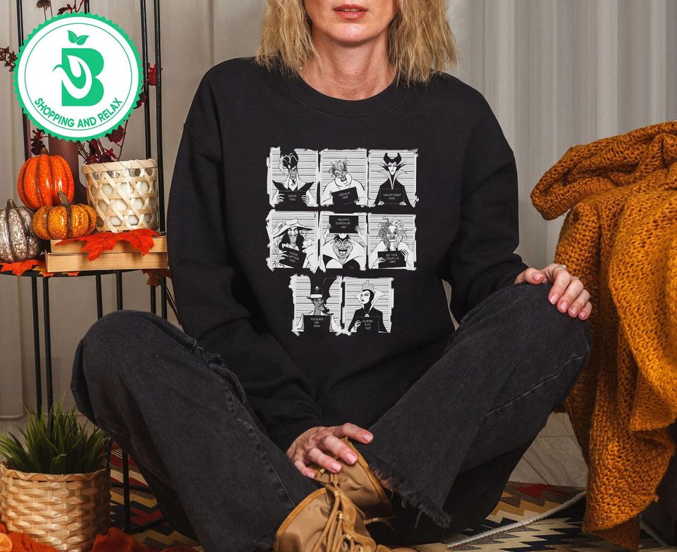 Disney Villains Mugshot Sweatshirt