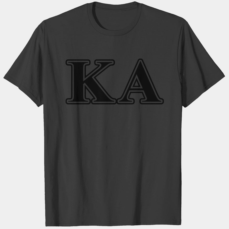 Kappa Alpha Order Black Letters T-shirt