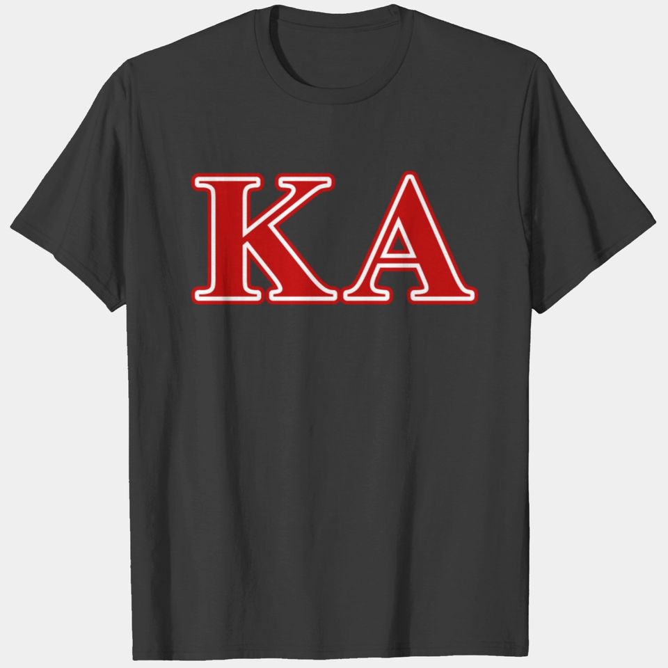 Kappa Alpha Order Red Letters T-shirt