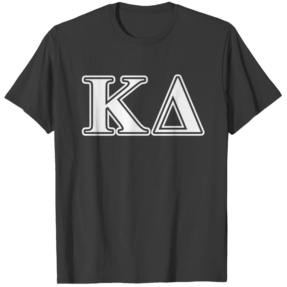 Kappa Delta White Letters T-shirt