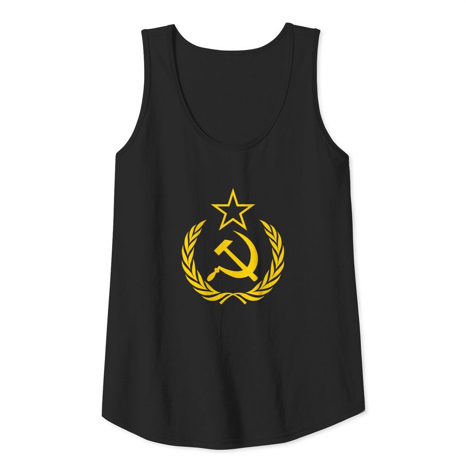 Cold War Communist Flag Tank Top