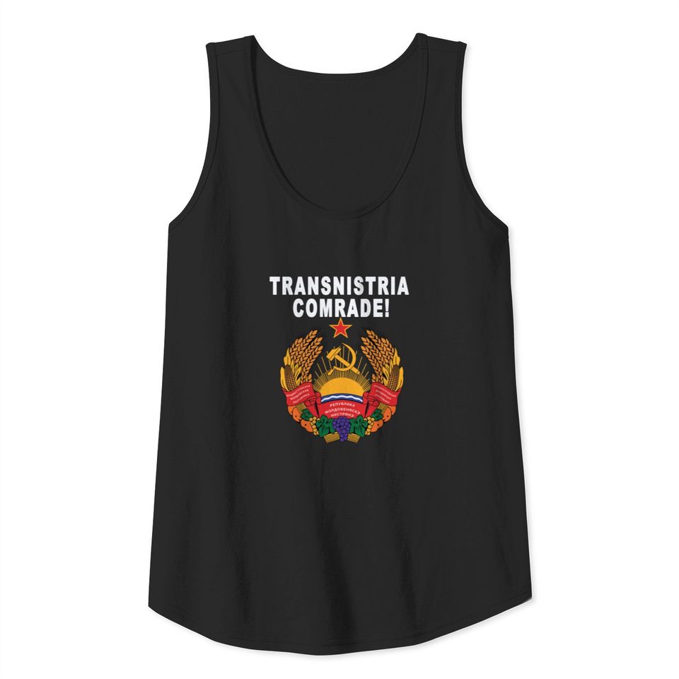 Transnistria Is Paradise Funny Soviet Communist Tank Top