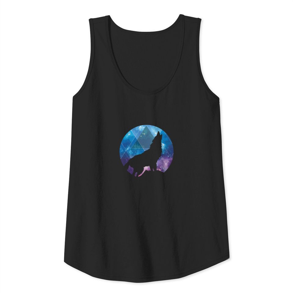 Galaxy Wolf Tank Top