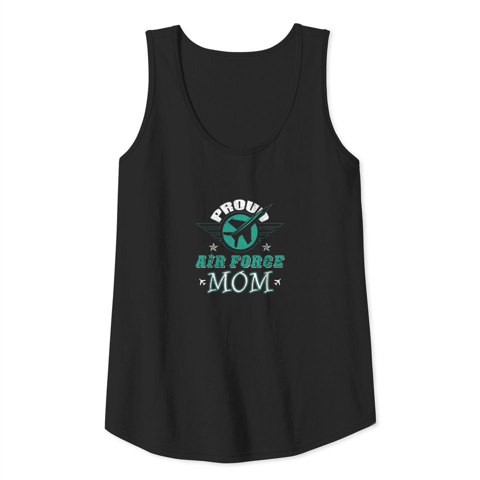 Proud Air Force Mom T Shirt Tank Top