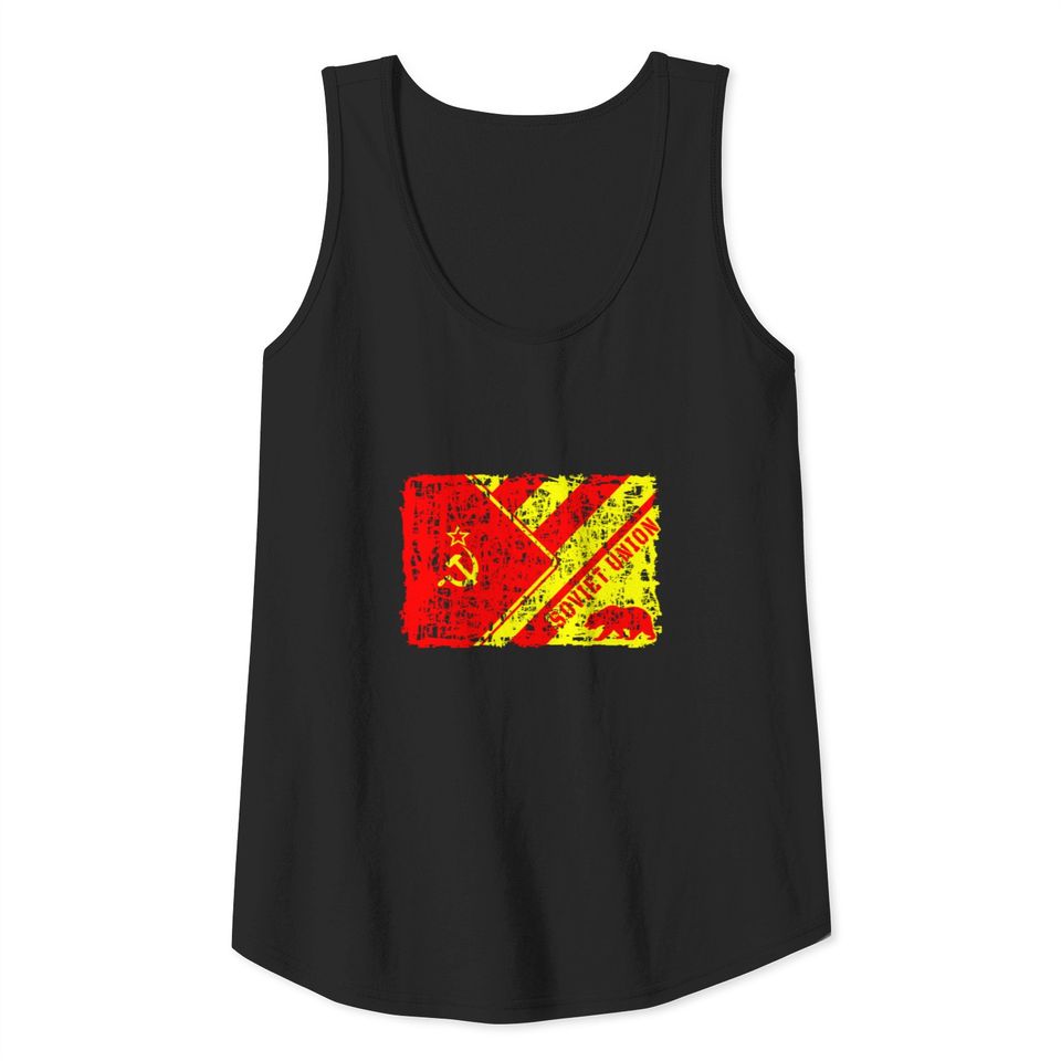 Soviet Union Vintage Design with Bear / UdSSR Tank Top