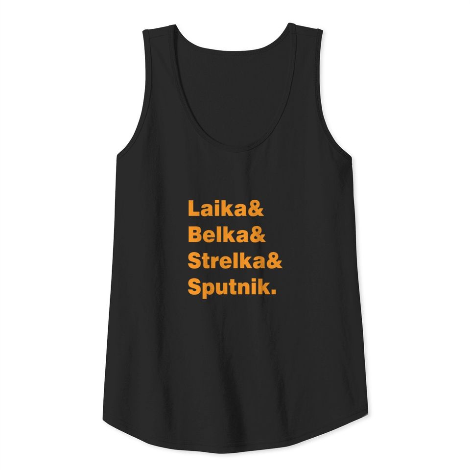 Laika Hund Sputnik Erdorbit USSR Soviet Union Tank Top