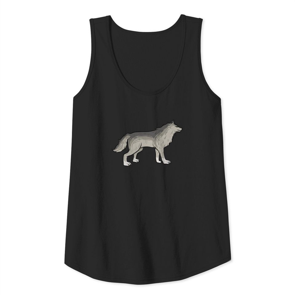 Wild Alpha Lone Wolf Tank Top
