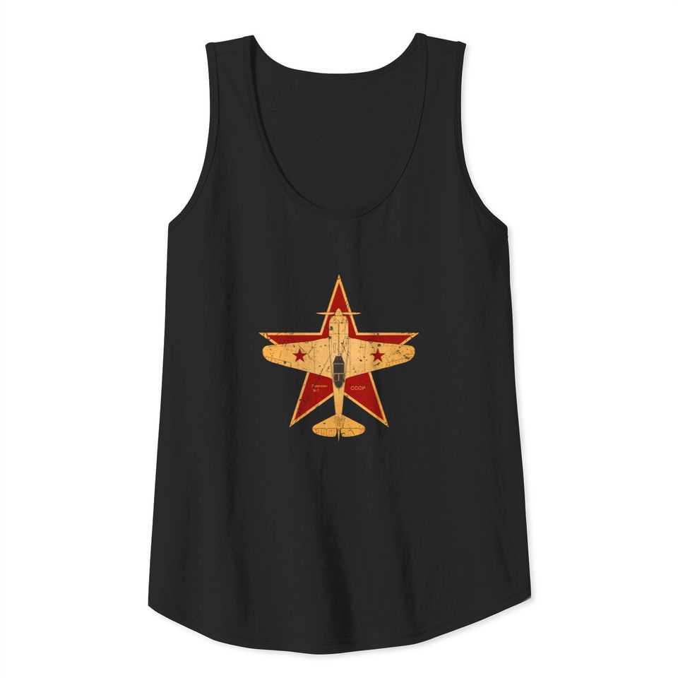 CCCP Soviet Union Air Force World War II Tank Top