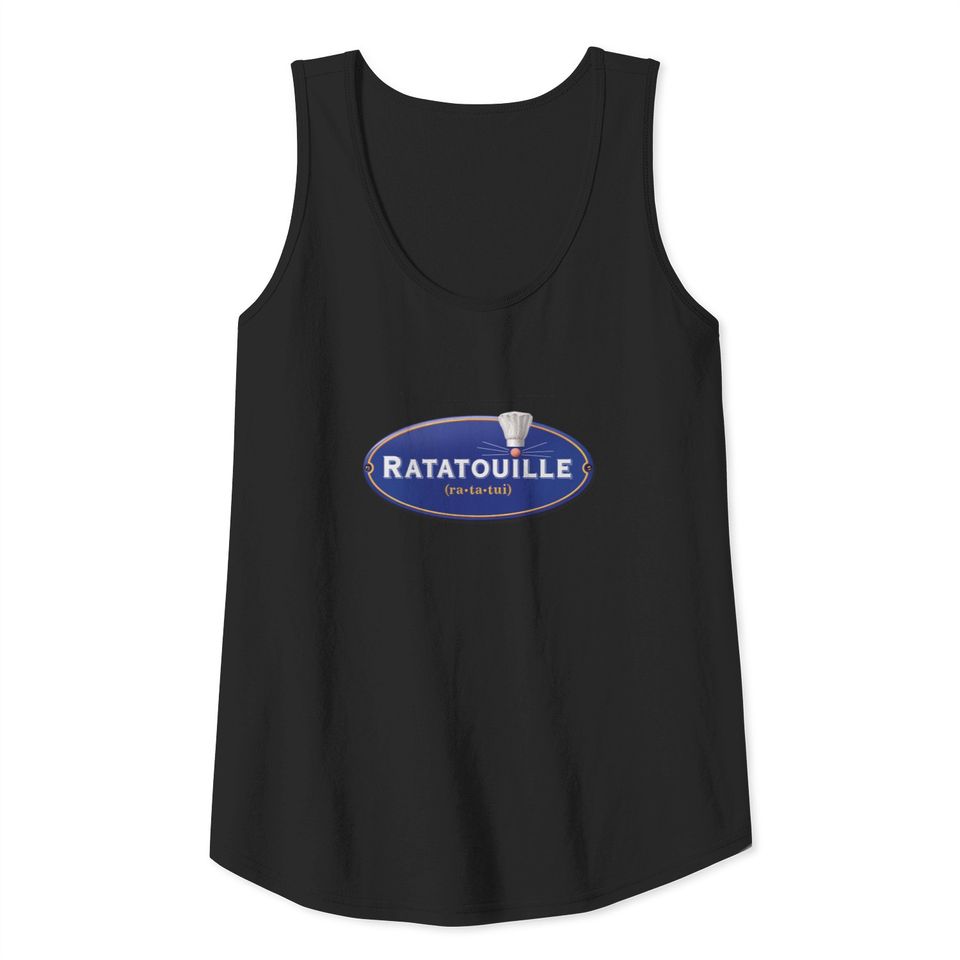 Ratatouille Movie logo Design Disney Tank Top